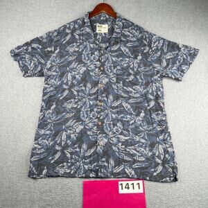 Kahuna Bay Hawaiian Shirt XL Lightweight Pocket Button Up Short Sleeve Mens